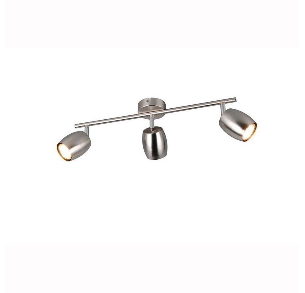 Reality Leuchten Deckenspot, Leuchtmittel nicht inklusive, Deckenleuchte Deckenlampe Schlafzimmerlampe silber GU10 3 flammig B Reality Leuchten Deckenspot, Leuchtmittel nicht inklusive, Deckenleuchte Deckenlampe Schlafzimmerlampe silber GU10 3 flammig B von Reality Leuchten