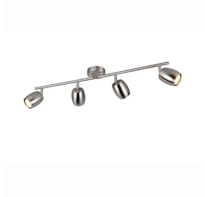 Reality Leuchten Deckenspot, Leuchtmittel nicht inklusive, Deckenleuchte Wohnzimmerlampe Flurleuchte silber Metall GU10 von Reality Leuchten