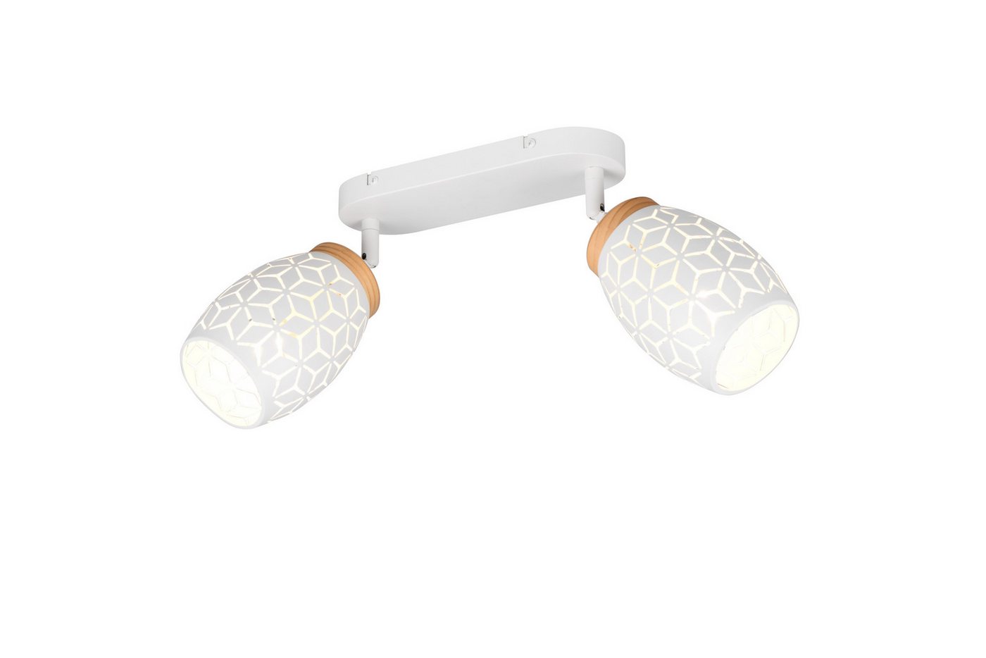 Reality Leuchten Deckenspot Reality Leuchten Deckenspot BIDAR 2-flammig BHT 28x27x12 cm weiß von Reality Leuchten