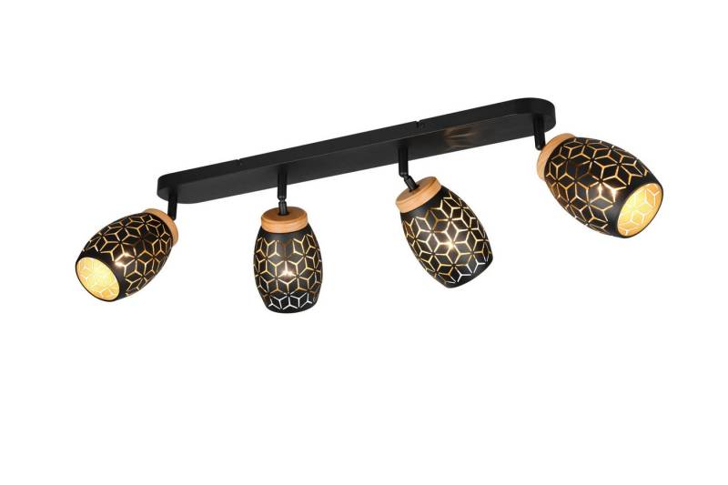 Reality Leuchten Deckenspot Reality Leuchten Deckenspot BIDAR 4-flammig BHT 74x27x12 cm schwarz von Reality Leuchten