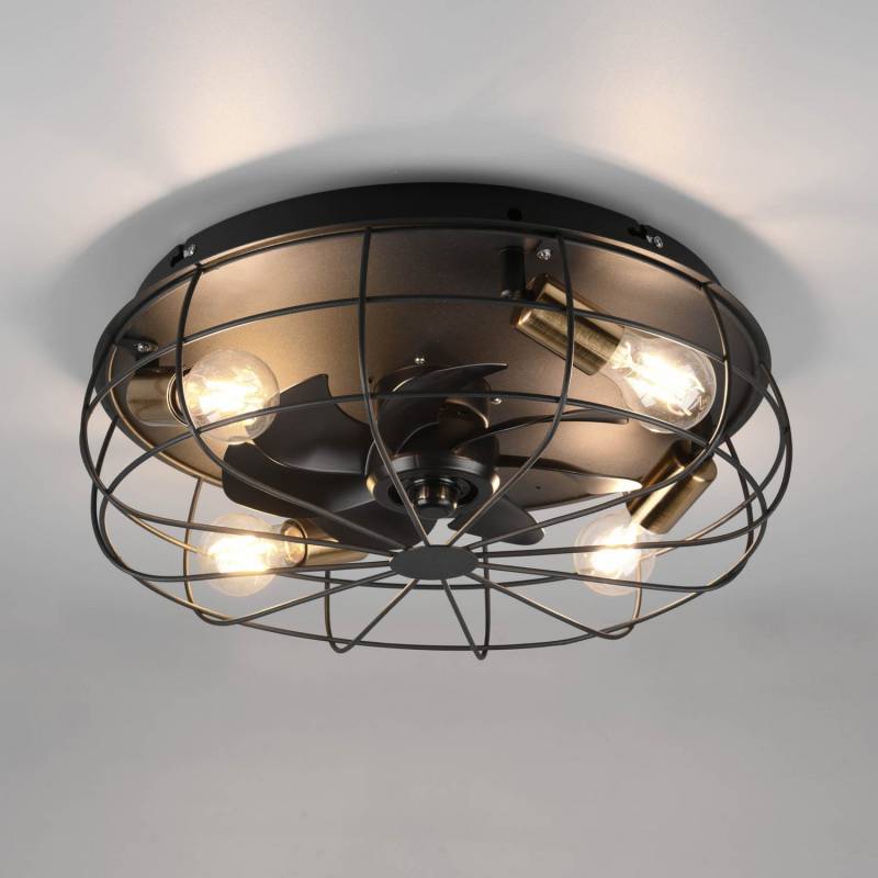 Reality Leuchten Deckenventilator Ventilator Mit Beleuchtung Deckenlampe Leuchte B-Ware von Reality Leuchten