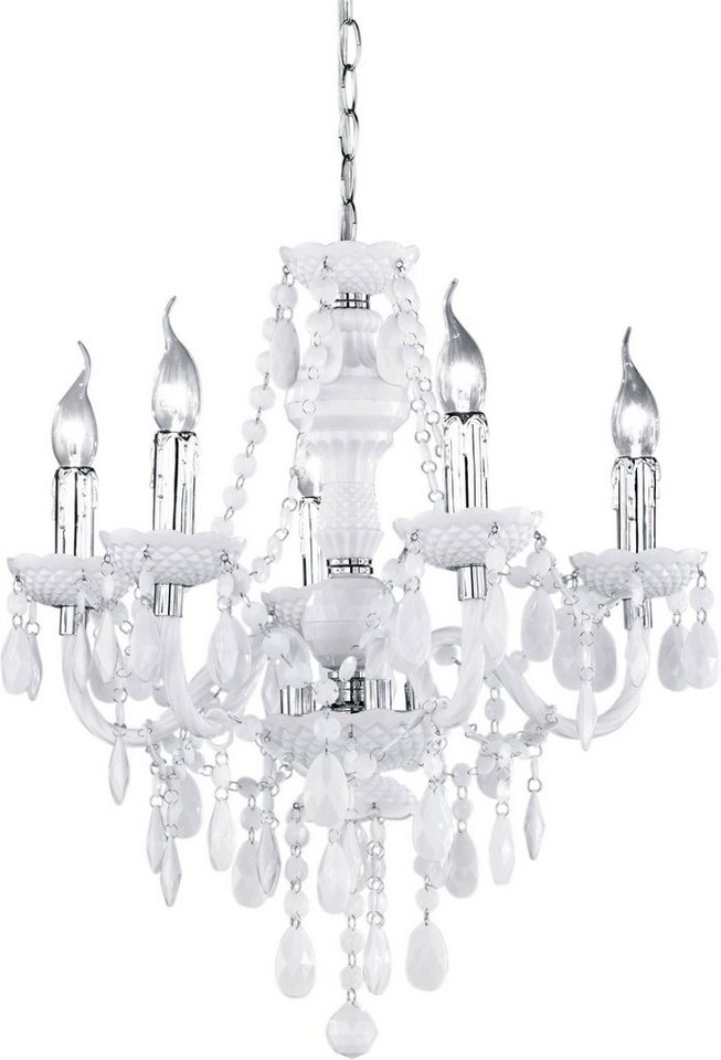 Reality Leuchten Kronleuchter LÜSTER, ohne Leuchtmittel, Brennstellen in Flammenoptik von Reality Leuchten