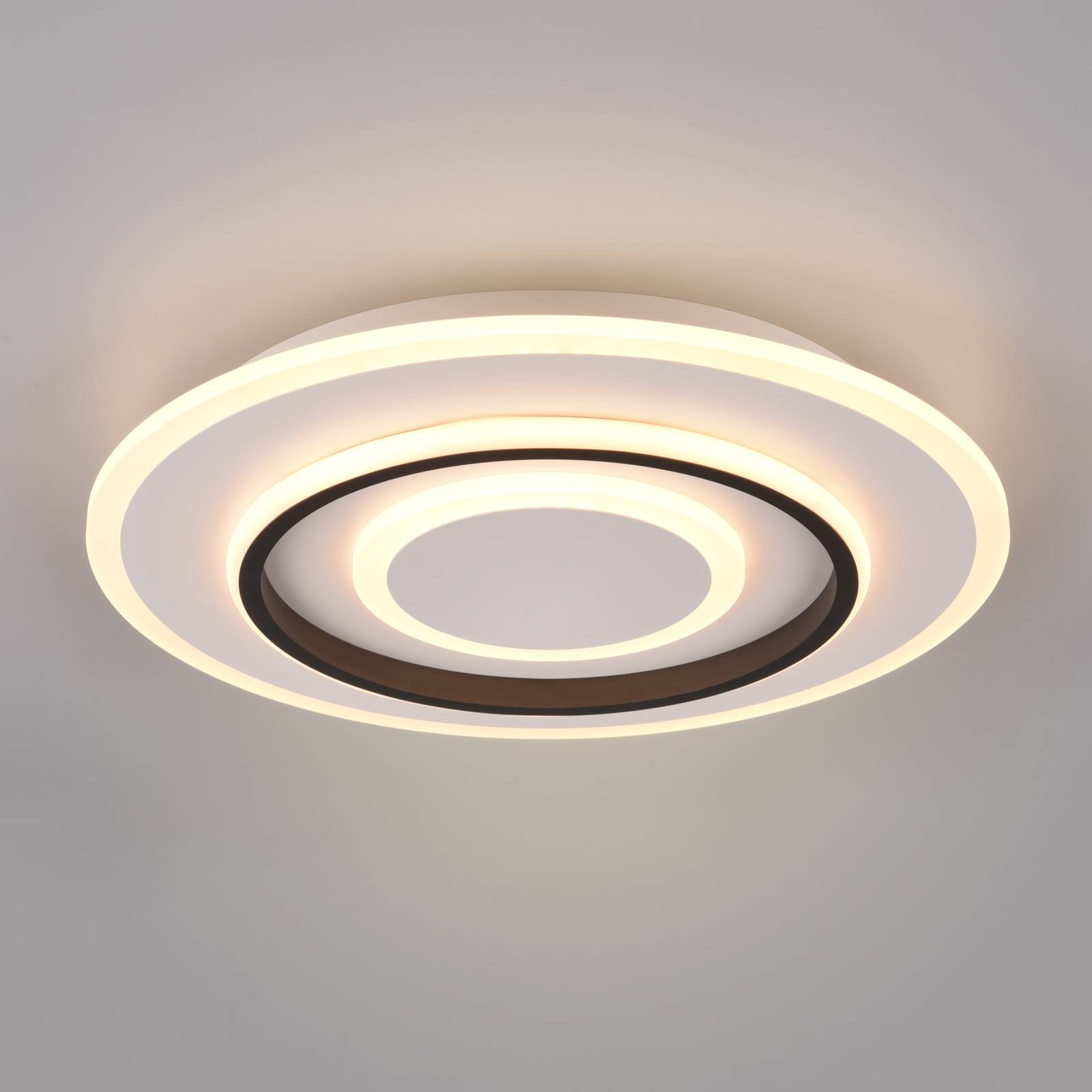 LED-Deckenlampe Jora rund Fernbedienung, Ø 41 cm von Reality Leuchten