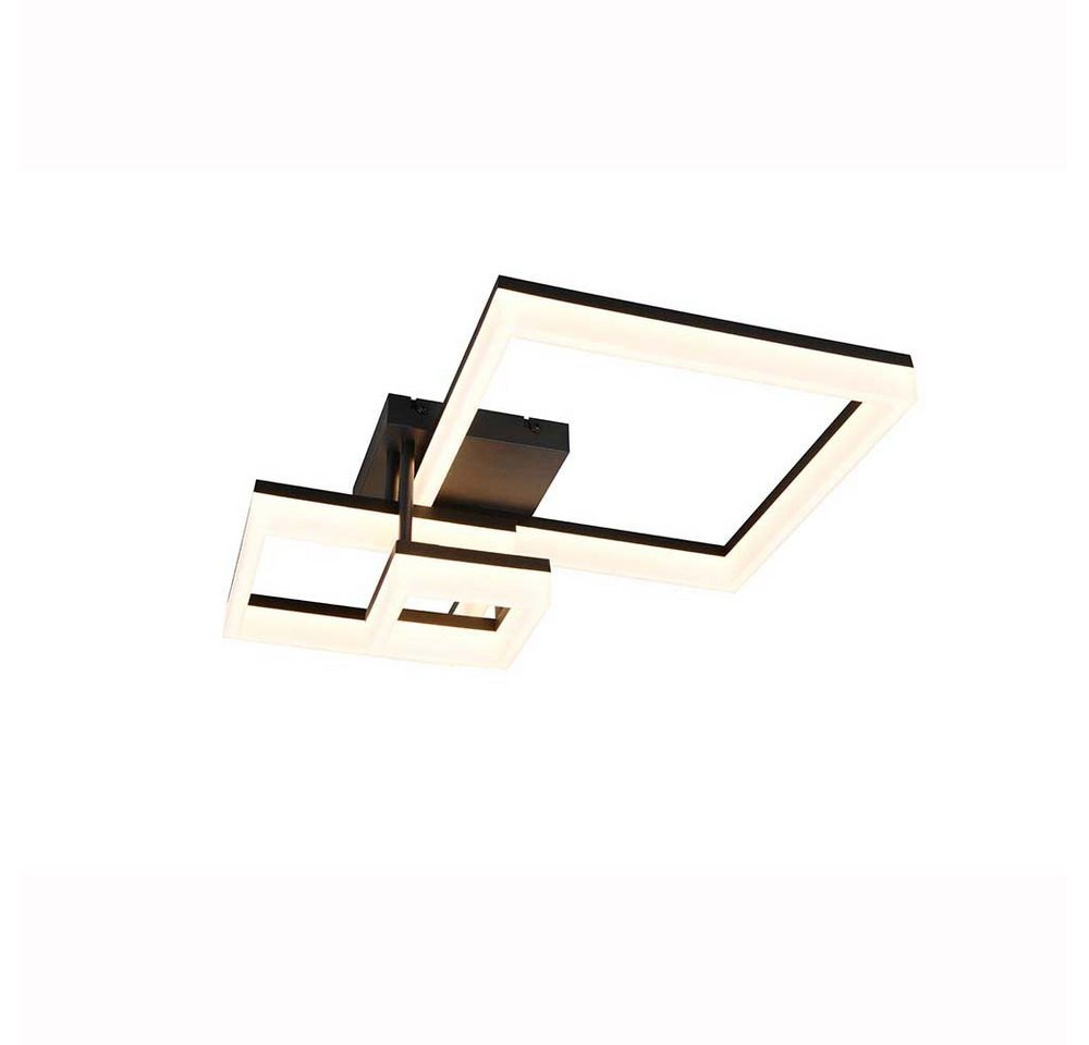 Reality Leuchten LED Deckenleuchte, LED-Leuchtmittel fest verbaut, Warmweiß, LED Deckenleuchte Wohnzimmerlampe Schlafzimmerleuchte schwarz SMD Reality Leuchten LED Deckenleuchte, LED-Leuchtmittel fest verbaut, Warmweiß, LED Deckenleuchte Wohnzimmerlampe Schlafzimmerleuchte schwarz SMD von Reality Leuchten