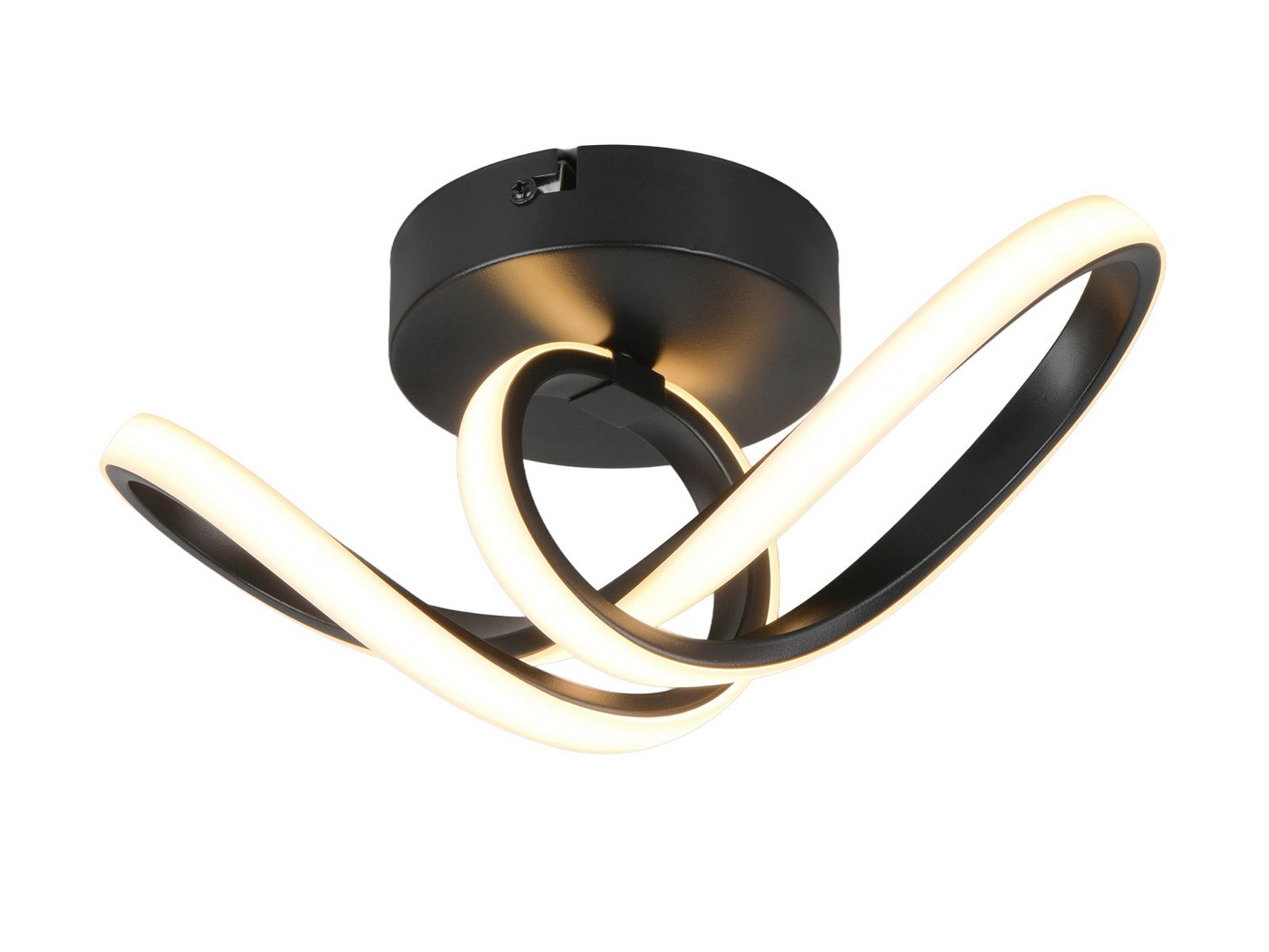 Reality Leuchten LED Deckenleuchte, LED fest integriert, Warmweiß, Deckenbeleuchtung, kleine Wandleuchte für Treppenhaus innen, B: 28cm von Reality Leuchten
