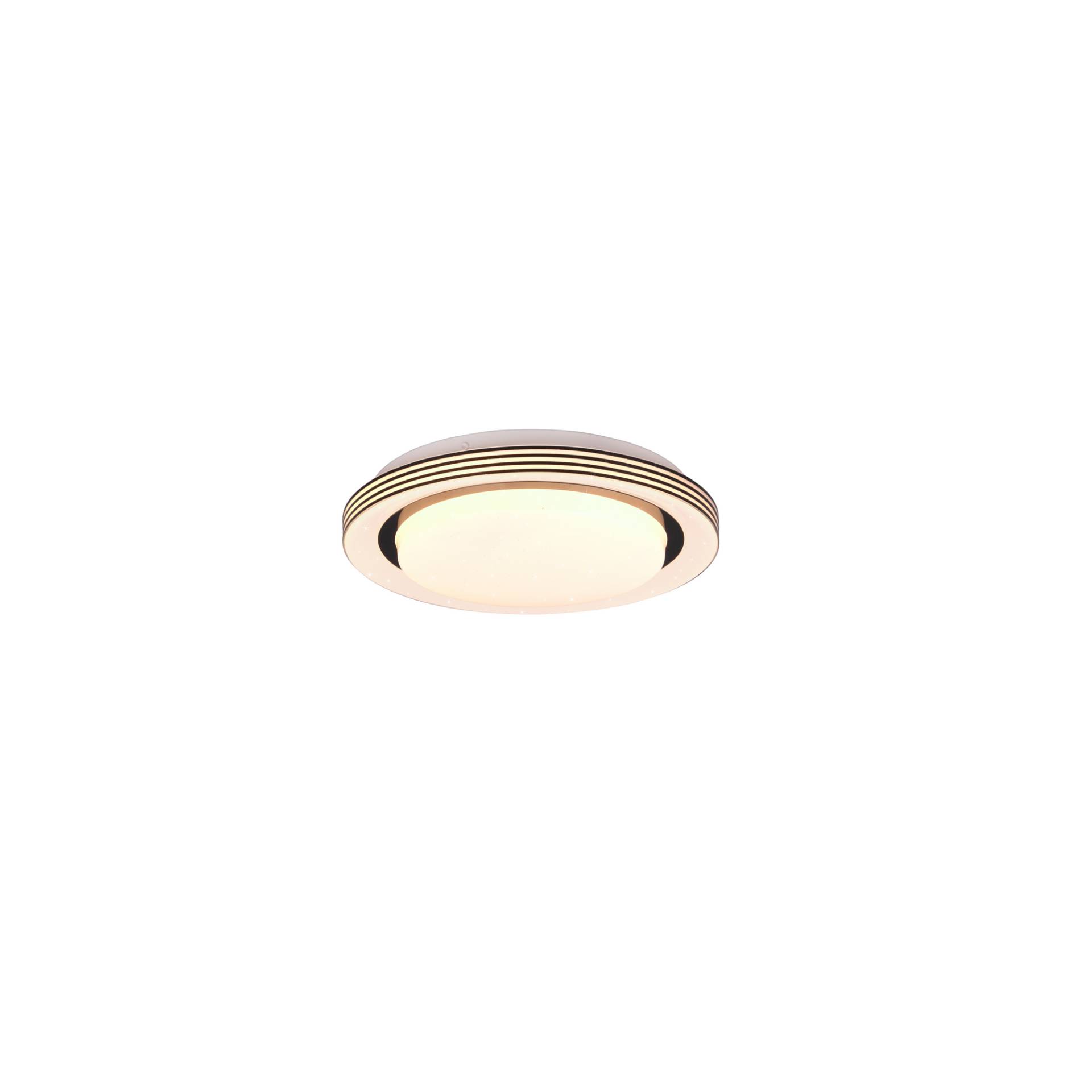 Reality Leuchten LED-Deckenleuchte 'Atria' weiß/schwarz Ø 27 x 7 cm 1080 lm Reality Leuchten LED-Deckenleuchte 'Atria' weiß/schwarz Ø 27 x 7 cm 1080 lm von Reality Leuchten