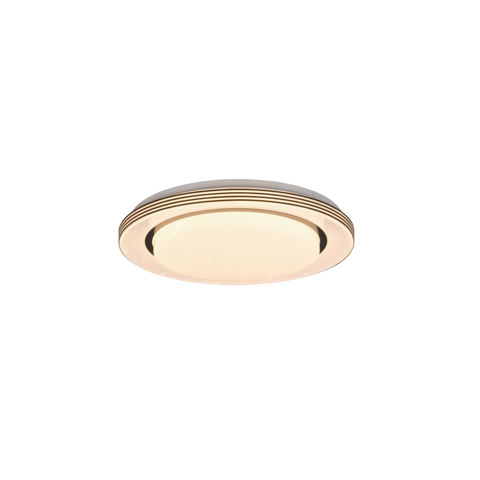 Reality Leuchten LED-Deckenleuchte 'Atria' weiß/schwarz Ø 38 x 7,5 cm 2000 lm Reality Leuchten LED-Deckenleuchte 'Atria' weiß/schwarz Ø 38 x 7,5 cm 2000 lm von Reality Leuchten