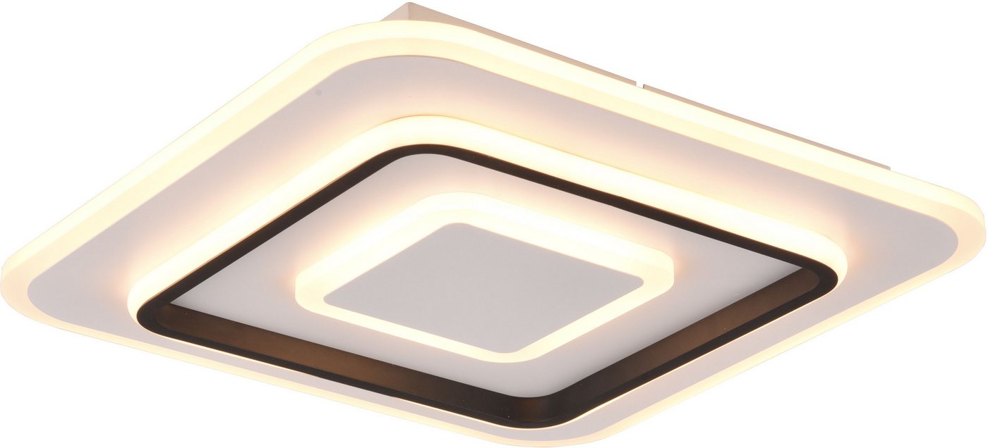 Reality Leuchten LED Deckenleuchte JORA, Deckenlampe Schlafzimmer mit Sleep Timer, Nachtlicht, dimmbar, Dimmfunktion, LED fest integriert, warmweiß - kaltweiß, Lichtfarbe einstellbar CCT, Memoryfunktion, inkl Fernbedienung Reality Leuchten LED Deckenleuchte JORA, Deckenlampe Schlafzimmer mit Sleep Timer, Nachtlicht, dimmbar, Dimmfunktion, LED fest integriert, warmweiß - kaltweiß, Lichtfarbe einstellbar CCT, Memoryfunktion, inkl Fernbedienung von Reality Leuchten
