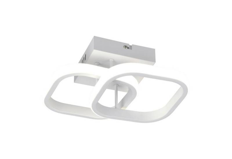 Reality Leuchten LED Deckenleuchte KASIA, Weiß matt, Metall, LED fest integriert, Neutralweiß, B 24 x H 10,5 x T 24 cm Reality Leuchten LED Deckenleuchte KASIA, Weiß matt, Metall, LED fest integriert, Neutralweiß, B 24 x H 10,5 x T 24 cm von Reality Leuchten