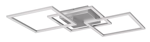 Reality Leuchten LED Deckenleuchte Trail R64493187, Metall titanfarbig, inkl. 31 Watt LED von Reality Leuchten