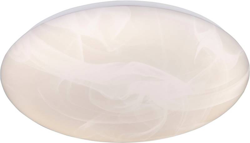 Reality Leuchten LED Deckenleuchte UMBRIA, LED Deckenlampe Kunststoff Alabaster weiß 4000K kaltweiß, LED fest integriert, Kaltweiß, 23W 3200 Lumen, Wand- oder Deckenlampe, Höhe 7 cm Ø 38 cm von Reality Leuchten