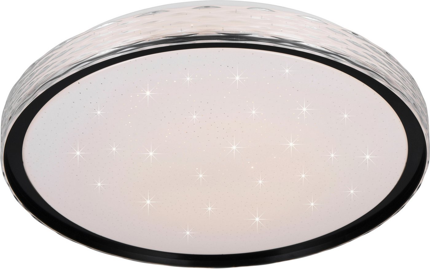 Reality Leuchten LED Deckenleuchte VARDA, LED Deckenlampe 24W 2500 Lumen, CCT 2700-6500K, Fernbedienung, CCT - über Fernbedienung, Dimmfunktion, Memoryfunktion, Nachtlichtfunktion, Timerfunktion, mehrere Helligkeitsstufen, LED fest integriert, Farbwechsler, warmweiß - kaltweiß, Starlight, Memoryfunktion, Nachtlicht, Switch Dimmer, Timer Ø 39 cm Reality Leuchten LED Deckenleuchte VARDA, LED Deckenlampe 24W 2500 Lumen, CCT 2700-6500K, Fernbedienung, CCT - über Fernbedienung, Dimmfunktion, Memoryfunktion, Nachtlichtfunktion, Timerfunktion, mehrere Helligkeitsstufen, LED fest integriert, Farbwechsler, warmweiß - kaltweiß, Starlight, Memoryfunktion, Nachtlicht, Switch Dimmer, Timer Ø 39 cm von Reality Leuchten