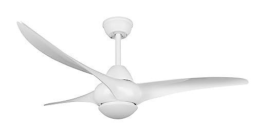 Reality Leuchten LED Deckenleuchten Ventilator Alesund R67142131, Kunststoff Weiß matt, inkl. 1x 20 Watt LED, Fernbedienung, Timer, Dimmer Reality Leuchten LED Deckenleuchten Ventilator Alesund R67142131, Kunststoff Weiß matt, inkl. 1x 20 Watt LED, Fernbedienung, Timer, Dimmer von RL LIVE YOUR LIGHT