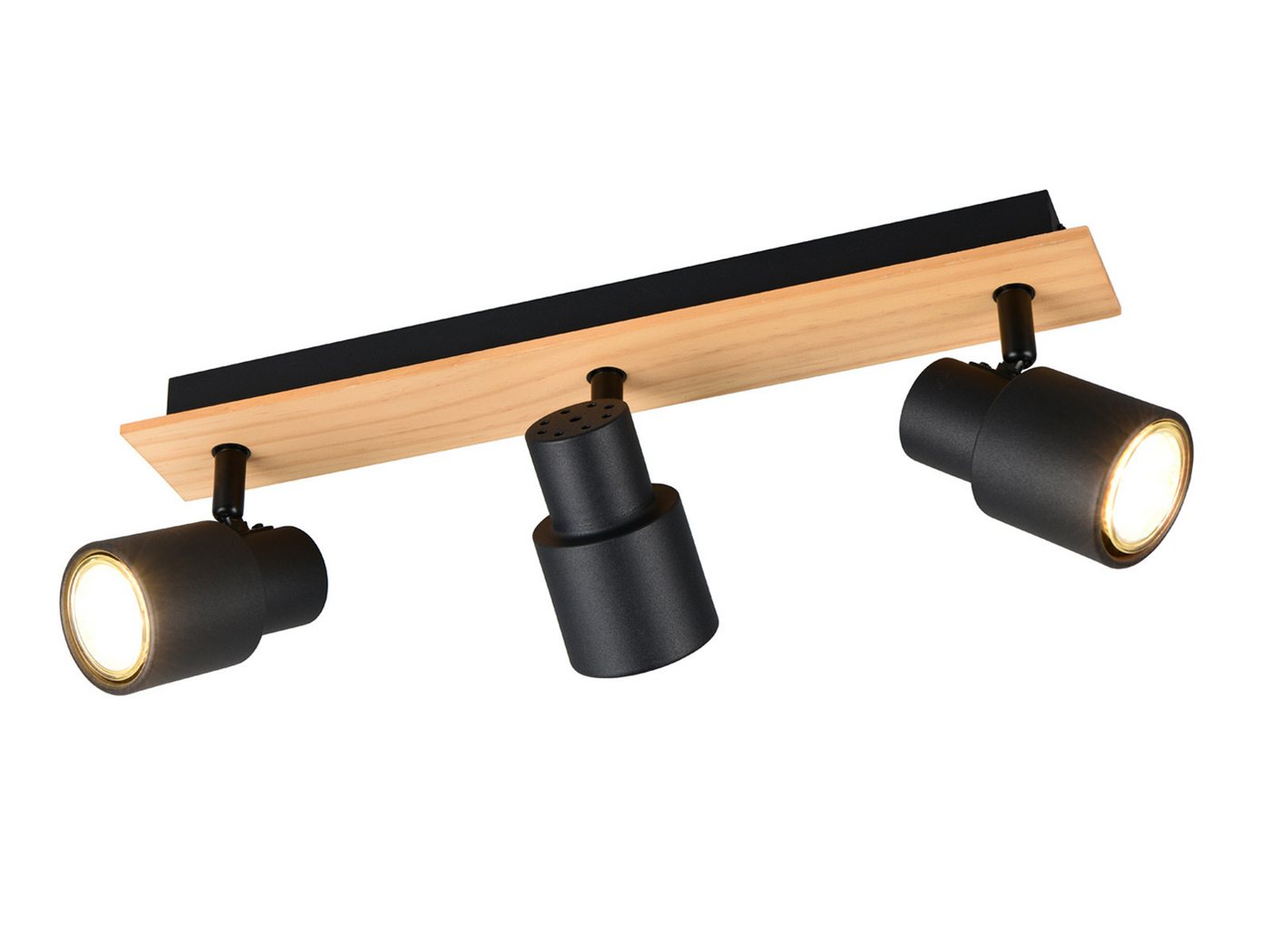 Reality Leuchten LED Deckenspots, Dimmfunktion, LED wechselbar, über Lichtschalter in 3 Stufen dimmbar, warmweiß, Licht-strahler innen Decke-nbeleuchtung Spot-lampen Treppenhaus B:46cm Reality Leuchten LED Deckenspots, Dimmfunktion, LED wechselbar, über Lichtschalter in 3 Stufen dimmbar, warmweiß, Licht-strahler innen Decke-nbeleuchtung Spot-lampen Treppenhaus B:46cm von Reality Leuchten