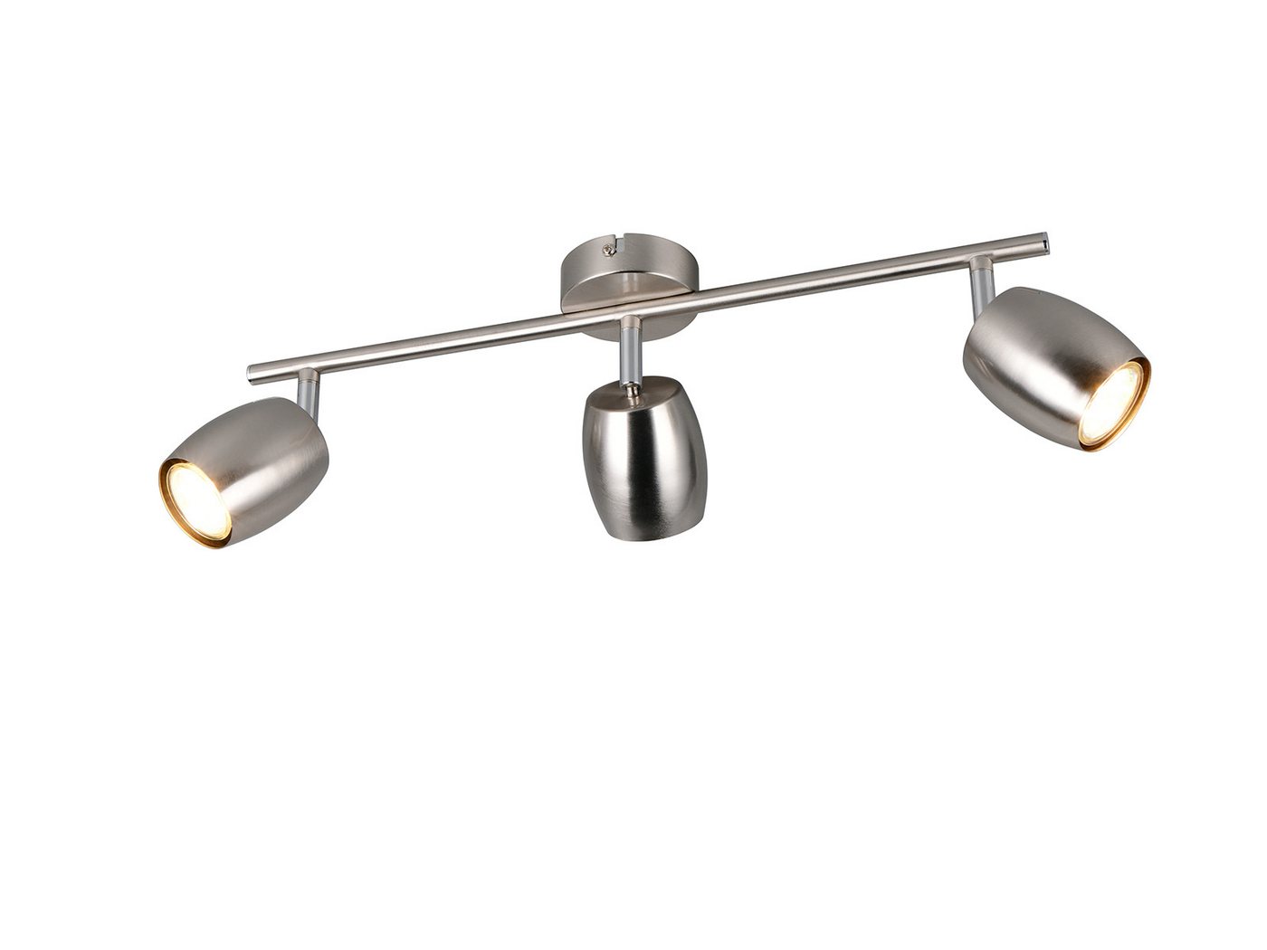 Reality Leuchten LED Deckenstrahler, Dimmfunktion, LED wechselbar, Warmweiß, Innen Strahler mit 3 schwenkbaren Spots für die Decke, Breite 47,5cm von Reality Leuchten