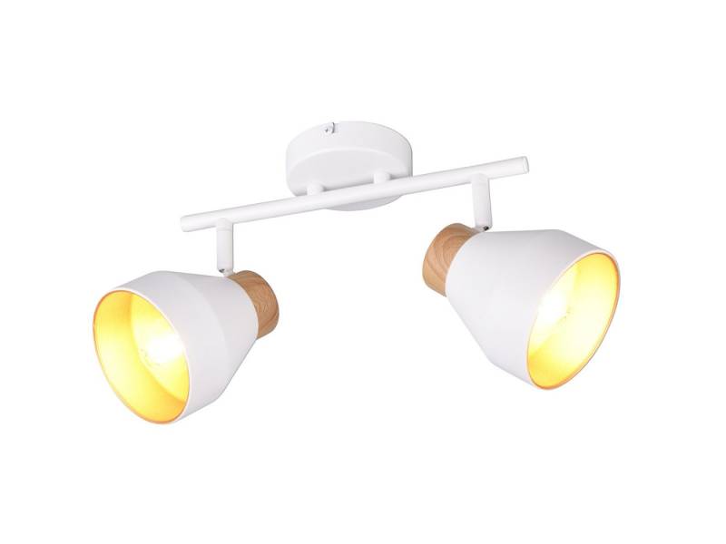 Reality Leuchten LED Deckenstrahler, Dimmfunktion, LED wechselbar, über Lichtschalter in 3 Stufen dimmbar, warmweiß, Licht-strahler innen Decke-nbeleuchtung Spots Treppenhaus, Breite 32cm Reality Leuchten LED Deckenstrahler, Dimmfunktion, LED wechselbar, über Lichtschalter in 3 Stufen dimmbar, warmweiß, Licht-strahler innen Decke-nbeleuchtung Spots Treppenhaus, Breite 32cm von Reality Leuchten