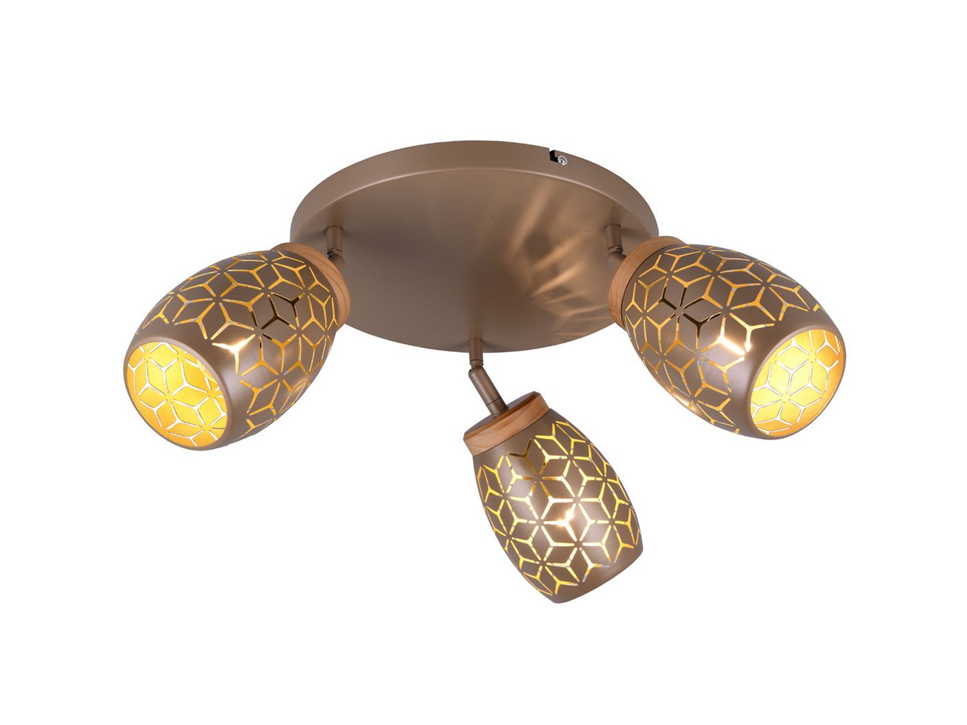 Reality Leuchten LED Deckenstrahler, Dimmfunktion, LED wechselbar, warmweiß, Groß-e Decke-nleuchte Küchen-beleuchtung Spot-s Treppenhaus, Ø 58cm Reality Leuchten LED Deckenstrahler, Dimmfunktion, LED wechselbar, warmweiß, Groß-e Decke-nleuchte Küchen-beleuchtung Spot-s Treppenhaus, Ø 58cm von Reality Leuchten