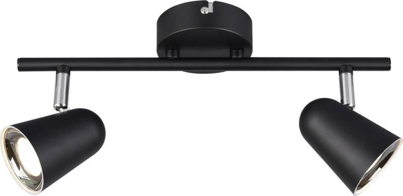 Reality Leuchten LED Deckenstrahler Reality Leuchten 2er LED Balken Toulouse schwarz, Inkl. Leuchtmittel, Nicht dimmbar nicht Smart Home-fähig ohne Bewegungsmelder von Reality Leuchten