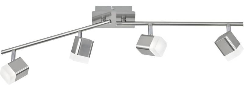 Reality Leuchten LED Deckenstrahler Reality Leuchten 4er LED Balken Roubaix weiß, Inkl. Leuchtmittel, Nicht dimmbar nicht Smart Home-fähig ohne Bewegungsmelder von Reality Leuchten