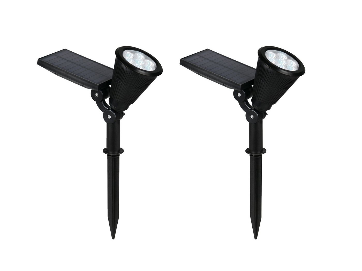 Reality Leuchten LED Gartenstrahler, mit RGB Farbwechsel, LED fest integriert, 2er Set Solar-licht Garten-leuchten mit Erdspieß Außenstrahler, H:36cm Reality Leuchten LED Gartenstrahler, mit RGB Farbwechsel, LED fest integriert, 2er Set Solar-licht Garten-leuchten mit Erdspieß Außenstrahler, H:36cm von Reality Leuchten