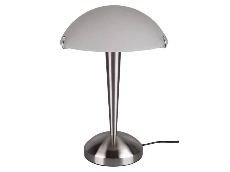 Reality Leuchten LED Nachttischlampe, Dimmfunktion, LED wechselbar, in 3 Stufen per touch dimmbar, Warmweiß, Bauhaus Pilz-Lampe mit Glasschirm für Nachttisch & Fensterbank H: 32cm Reality Leuchten LED Nachttischlampe, Dimmfunktion, LED wechselbar, in 3 Stufen per touch dimmbar, Warmweiß, Bauhaus Pilz-Lampe mit Glasschirm für Nachttisch & Fensterbank H: 32cm von Reality Leuchten