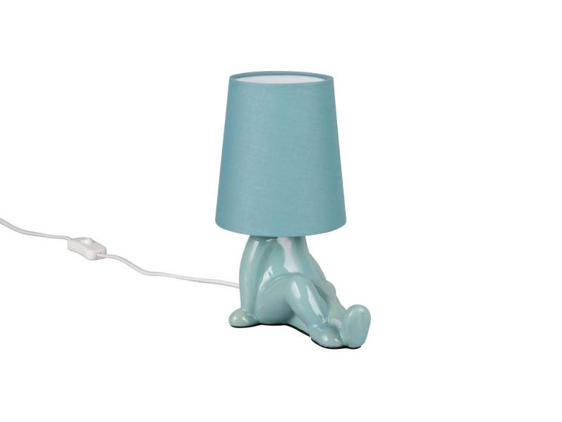 Reality Leuchten LED Nachttischlampe Keramik-Fuß mit Stoffschirm, Höhe 24,5cm, Leuchtmittel dimmbar, LED wechselbar, Warmweiß, klein-e ausgefallen-e Designer Tischlampe mit E14 Leuchtmittel Reality Leuchten LED Nachttischlampe Keramik-Fuß mit Stoffschirm, Höhe 24,5cm, Leuchtmittel dimmbar, LED wechselbar, Warmweiß, klein-e ausgefallen-e Designer Tischlampe mit E14 Leuchtmittel von Reality Leuchten