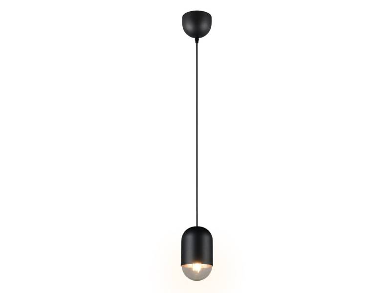 Reality Leuchten LED Pendelleuchte, Dimmfunktion, LED wechselbar, warmweiß, minimalistisch klein-e einflammig hängend neben Bett & Esstisch Ø 10cm von Reality Leuchten