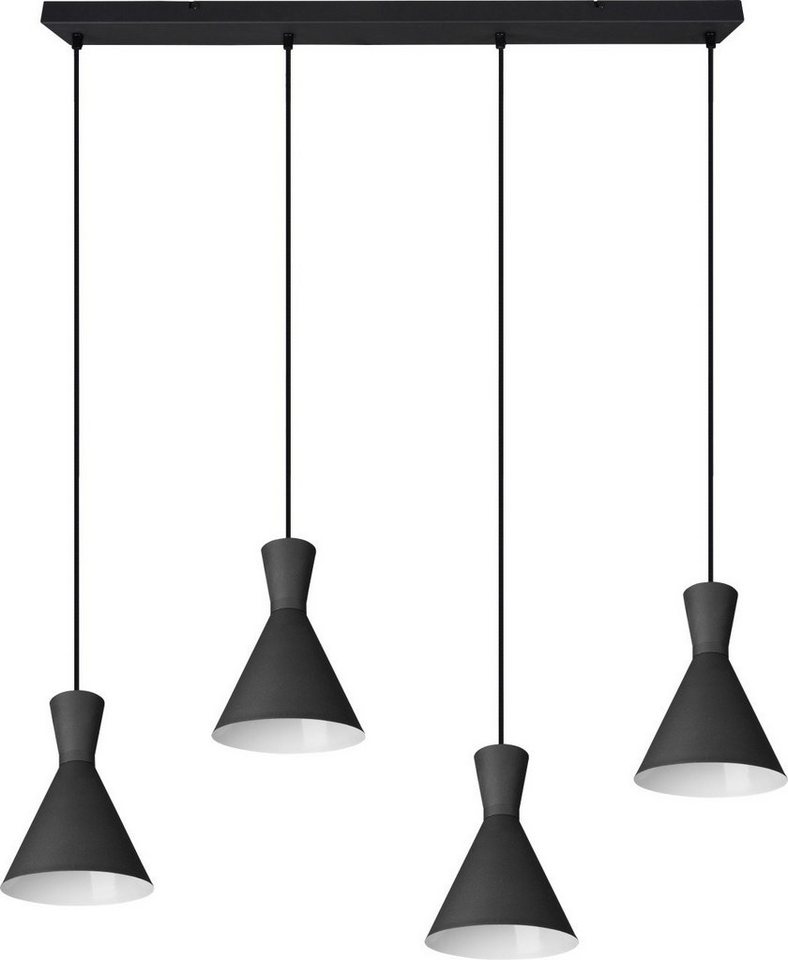 Reality Leuchten LED Pendelleuchte Reality Leuchten 4er Pendelleuchte Enzo schwarz, Ohne Leuchtmittel, Nicht dimmbar nicht Smart Home-fähig ohne Bewegungsmelder Reality Leuchten LED Pendelleuchte Reality Leuchten 4er Pendelleuchte Enzo schwarz, Ohne Leuchtmittel, Nicht dimmbar nicht Smart Home-fähig ohne Bewegungsmelder von Reality Leuchten