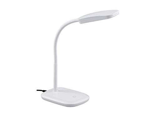 Reality Leuchten LED Schreibtischleuchte Boa R52431101, Acryl weiß, inkl. 3.5 Watt LED, 25 x 11 x 36 cm von RL LIVE YOUR LIGHT