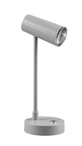 Reality Leuchten LED Schreibtischleuchte Lenny R52661111, Kunststoff Grau, inkl. 2.5 Watt LED von RL LIVE YOUR LIGHT