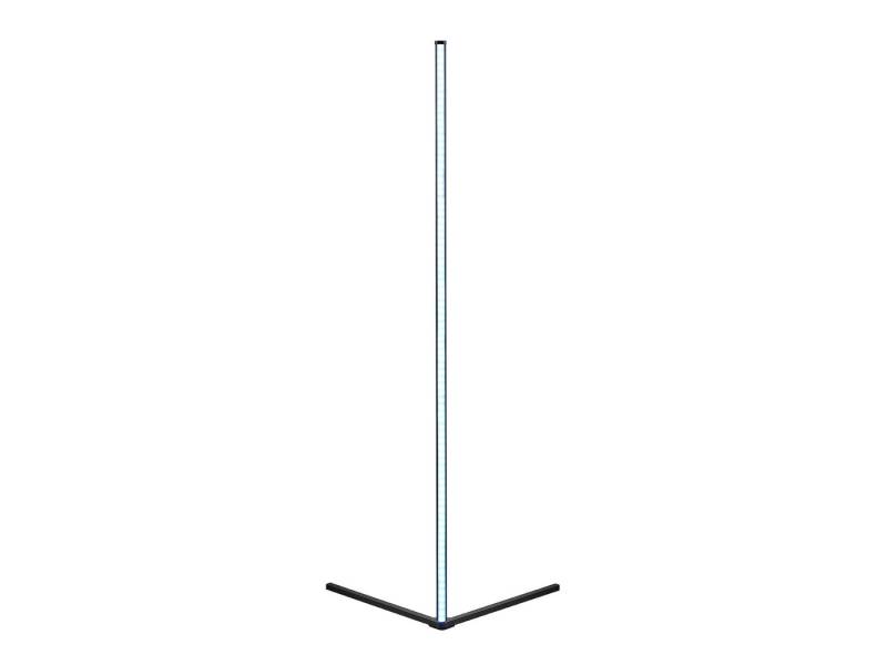Reality Leuchten LED Stehlampe, Dynamische Lichtsteuerung Sound Control Funktion, LED fest integriert, Stufenlos dimmbar mit Fernbedieung, Multifunktionale Ecklampe, TV Eck-Licht, coole Gaming Lampe Höhe:141cm von Reality Leuchten