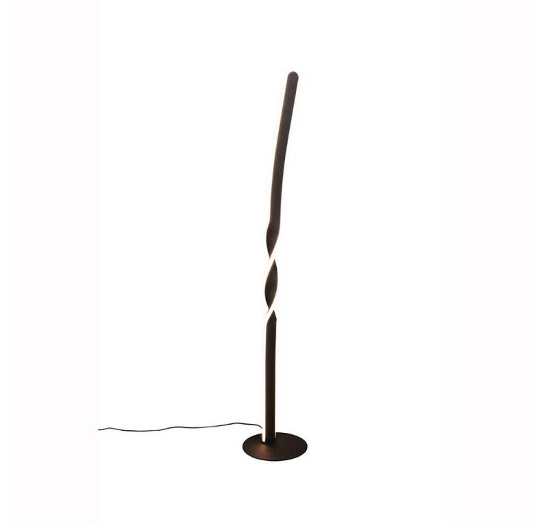 Reality Leuchten LED Stehlampe, LED-Leuchtmittel fest verbaut, Warmweiß, Stehlampe LED Standlampe Leselampe Metall schwarz matt Fußschalter H von Reality Leuchten
