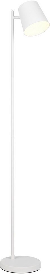Reality Leuchten LED Stehlampe BLAKE, Akku Stehleuchte Indoor, mit USB-C Lade-Anschluss, Höhe 125 cm, Dimmfunktion, Ein-/Ausschalter, USB-Ladefunktion, mehrere Helligkeitsstufen, LED fest integriert, Warmweiß, Ø 20cm, mit 4-fach Touchdimmer, Leuchtenkopf schwenkbar, 4,5W 350 Lm Reality Leuchten LED Stehlampe BLAKE, Akku Stehleuchte Indoor, mit USB-C Lade-Anschluss, Höhe 125 cm, Dimmfunktion, Ein-/Ausschalter, USB-Ladefunktion, mehrere Helligkeitsstufen, LED fest integriert, Warmweiß, Ø 20cm, mit 4-fach Touchdimmer, Leuchtenkopf schwenkbar, 4,5W 350 Lm von Reality Leuchten