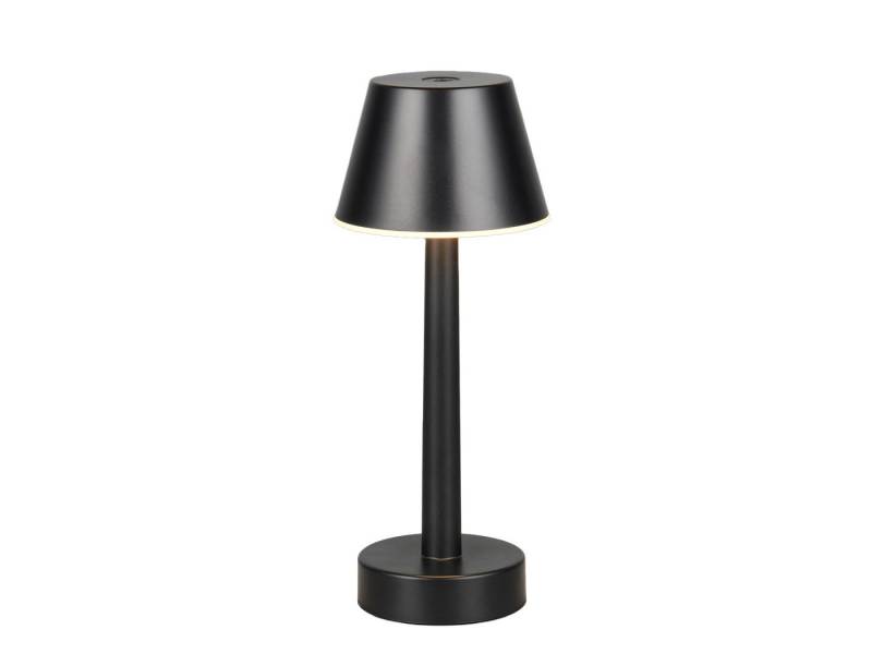 Reality Leuchten LED Tischleuchte, Dimmfunktion, LED fest integriert, Warmweiß, kleine Tischlampe ohne Kabel mit Akku per USB aufladbar, Höhe 24,5cm von Reality Leuchten