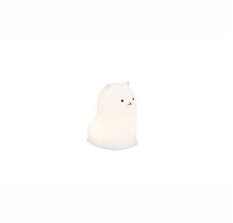 Reality Leuchten LED Tischleuchte, LED-Leuchtmittel fest verbaut, Warmweiß, LED Nachtlicht Kinderlampe Tischlampe Weiß Farbwechsler H 13 cm von Reality Leuchten