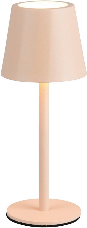 Reality Leuchten LED Tischleuchte DIAZ, Outdoor Akku Tischlampe Höhe 21 cm Ø 8,5 cm, IP44, Touchdimmer, Dimmfunktion, USB-Ladefunktion, mehrere Helligkeitsstufen, LED fest integriert, Farbwechsler, warmweiß - kaltweiß, CCT Lichtfarbe einstellbar 2700-6500K, 160 Lumen, 1,6W, USB Anschluss von Reality Leuchten