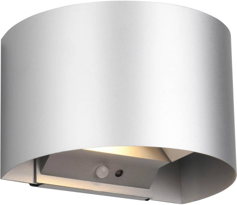 Reality Leuchten LED Wandleuchte TALENT, LED Wandlampe mit Magnet Wandhalterung, up-and-down Licht IP44, Bewegungsmelder, LED fest integriert, Warmweiß, Bewegungsmelder Dämmerungssensor Akkubetrieb USB-Anschluss Schalter von Reality Leuchten