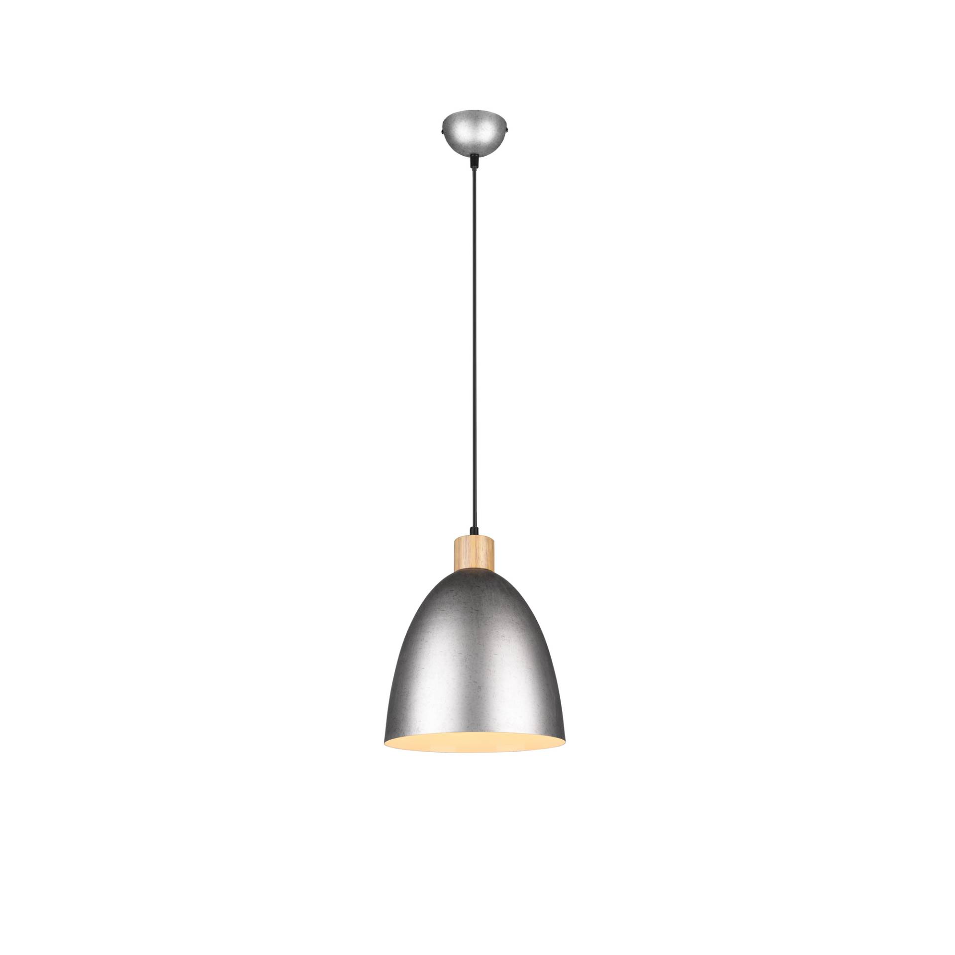 Reality Leuchten Pendelleuchte 'Jagger' silberfarben Ø 25 cm 1-flammig Reality Leuchten Pendelleuchte 'Jagger' silberfarben Ø 25 cm 1-flammig von Reality Leuchten