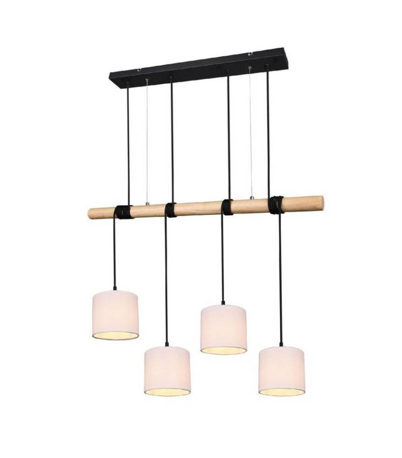 Reality Leuchten Pendelleuchte Reality Leuchten Pendelleuchte Odin 4 x E27, Ohne Leuchtmittel, Dimmbar nicht Smart Home-fähig ohne Bewegungsmelder von Reality Leuchten
