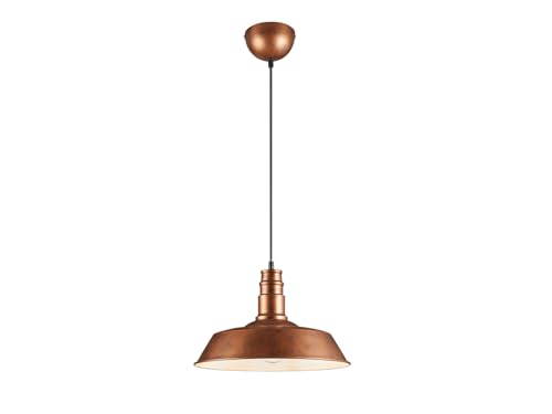 Reality Leuchten Pendelleuchte Will R30421062, Metall kupferfarbig antik, exkl. 1x E27, 36 x 36 x 150 cm Reality Leuchten Pendelleuchte Will R30421062, Metall kupferfarbig antik, exkl. 1x E27, 36 x 36 x 150 cm von RL LIVE YOUR LIGHT