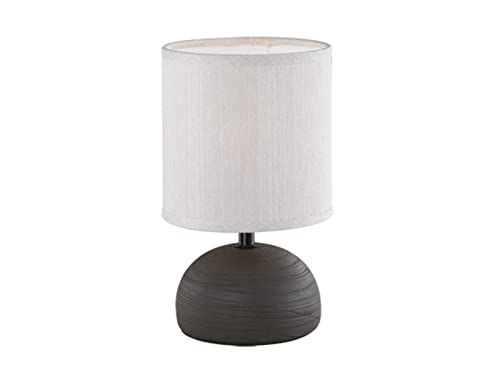 Reality Leuchten R50351026, Tischleuchte, Keramik, Braun, 14.0 x 14.0 x 23.0 cm von RL LIVE YOUR LIGHT