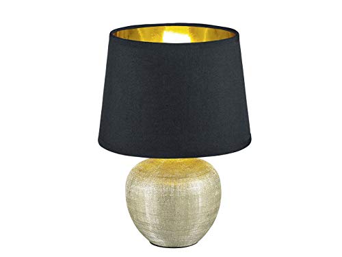 Reality Leuchten R50631079 Luxor, Tischleuchte, Keramik, E27, Gold, 24 x 24 x 35 cm Reality Leuchten R50631079 Luxor, Tischleuchte, Keramik, E27, Gold, 24 x 24 x 35 cm von RL LIVE YOUR LIGHT