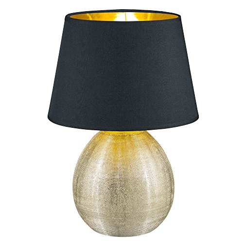 Reality Leuchten R50631079 Luxor, Tischleuchte, Keramik, E27, Gold, 24 x 24 x 35 cm Reality Leuchten R50631079 Luxor, Tischleuchte, Keramik, E27, Gold, 24 x 24 x 35 cm von RL LIVE YOUR LIGHT
