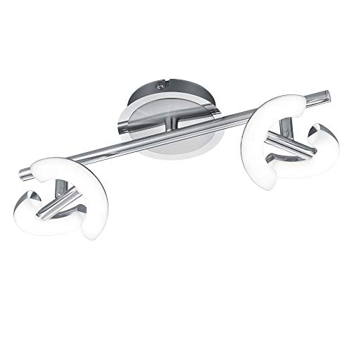 Reality Leuchten R82772106 Avignon A+, LED Deckenleuchte, Metall, 4 watts, Integriert, Chrom, 11 x 33, 5 x 12 cm von Reality Leuchten