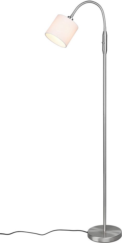 Reality Leuchten Stehlampe TOMMY, Bogenleuchte 1-flammig, exkl 1x E14 max 40W, mit Kippschalter, Ein-/Ausschalter, Lesearm, Leuchtmittel wechselbar, warmweiß - kaltweiß, Leseleuchte Stehleuchte Wohnzimmer Höhe 130cm, Arm verstellbar Reality Leuchten Stehlampe TOMMY, Bogenleuchte 1-flammig, exkl 1x E14 max 40W, mit Kippschalter, Ein-/Ausschalter, Lesearm, Leuchtmittel wechselbar, warmweiß - kaltweiß, Leseleuchte Stehleuchte Wohnzimmer Höhe 130cm, Arm verstellbar von Reality Leuchten