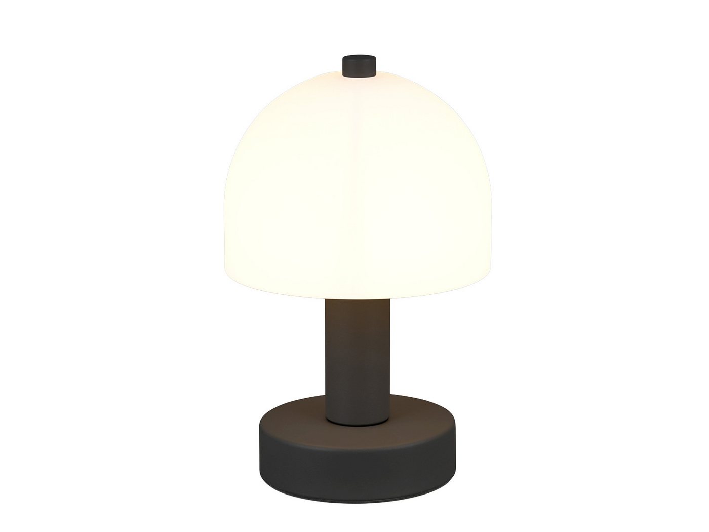 Reality Leuchten Tischleuchte, ohne Leuchtmittel, kleine Pilz-Lampe Schwarz mit Lampenschirm in Pilzform aus Glas H:19cm Reality Leuchten Tischleuchte, ohne Leuchtmittel, kleine Pilz-Lampe Schwarz mit Lampenschirm in Pilzform aus Glas H:19cm von Reality Leuchten