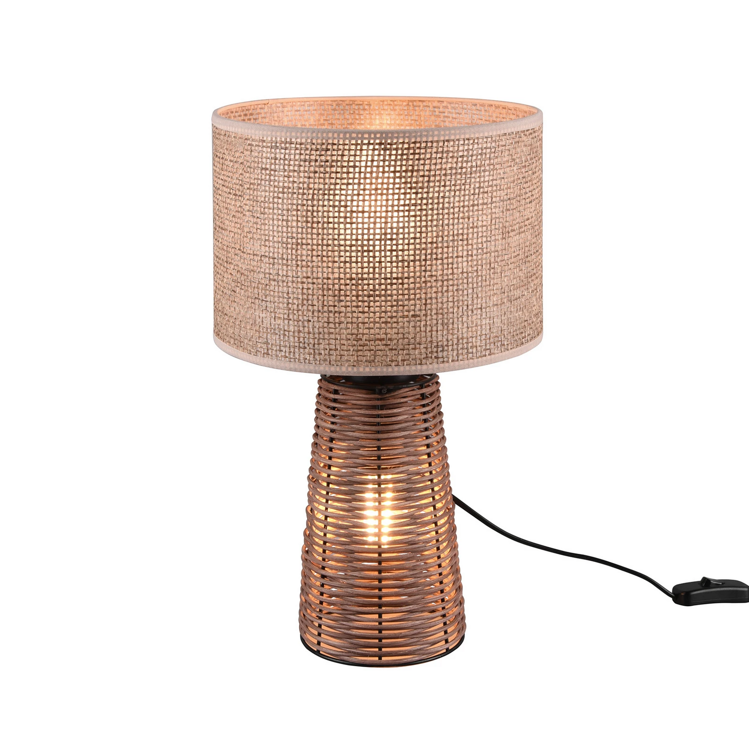 Reality Leuchten Tischleuchte Lampe Rattan Strohleuchte Natur Optik B-Ware Reality Leuchten Tischleuchte Lampe Rattan Strohleuchte Natur Optik B-Ware von Reality Leuchten