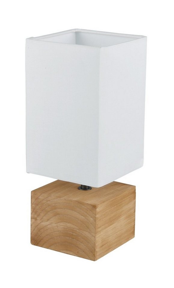 Reality Leuchten Tischleuchte WOODY, Weiß, Braun, Naturholz, H 30,5 cm, 1-flammig Reality Leuchten Tischleuchte WOODY, Weiß, Braun, Naturholz, H 30,5 cm, 1-flammig von Reality Leuchten