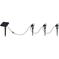 Solar-Gartenstrahler mattschwarz B: ca. 62 cm von Reality Leuchten