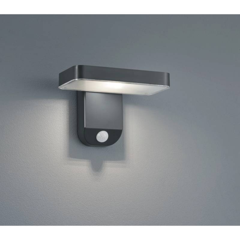 Trio LED-Außenwandleuchte Esquel mit Solarmodul Anthrazit von Reality by Trio